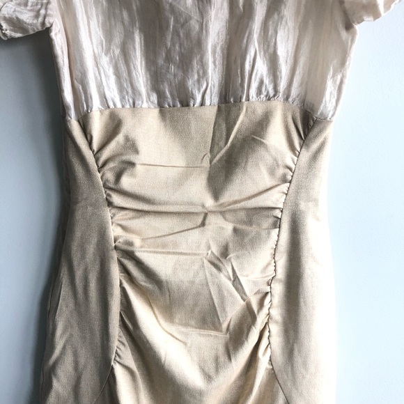 NWOT!!  Nicole Miller dress w. ruched bodice - Picture 5 of 7